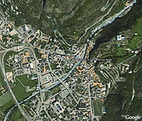Clicca e visualizza il segna posto su Google Earth - Immagine tratta da Google Earth 